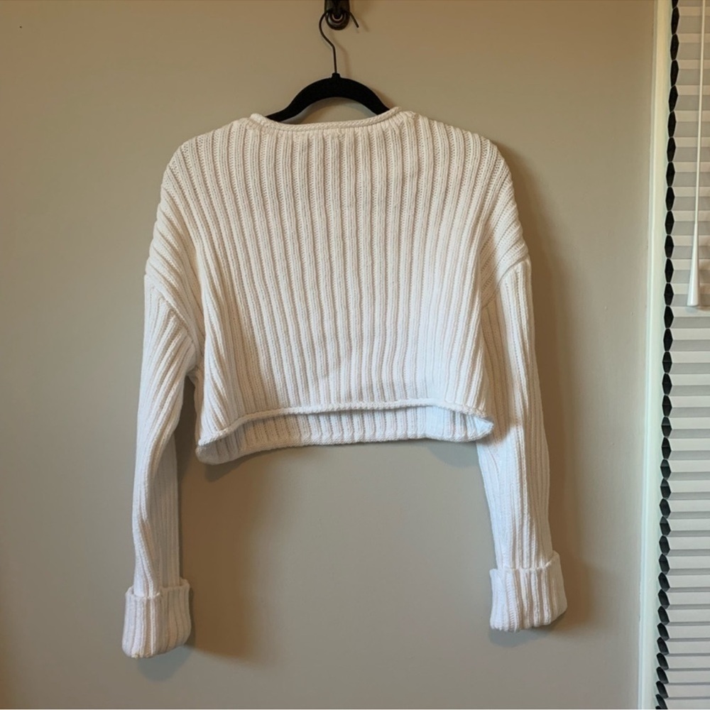 Zara Ribbed Knit Sweater - Picture 3 of 6